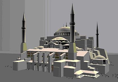 Hagia Sophia Gesamtmodell